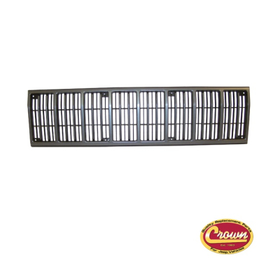 GRILL OSŁONA CHŁODNICY ATRAPA JEEP CHEROKEE XJ 88/90 SREBRZYSTO / CZARNA