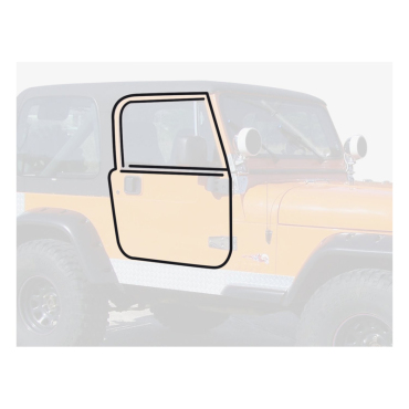 ZESTAW USZCZELEK DRZWI PEŁNYCH JEEP 